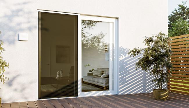 Orificios de drenaje S2 para montaje externo en una puerta